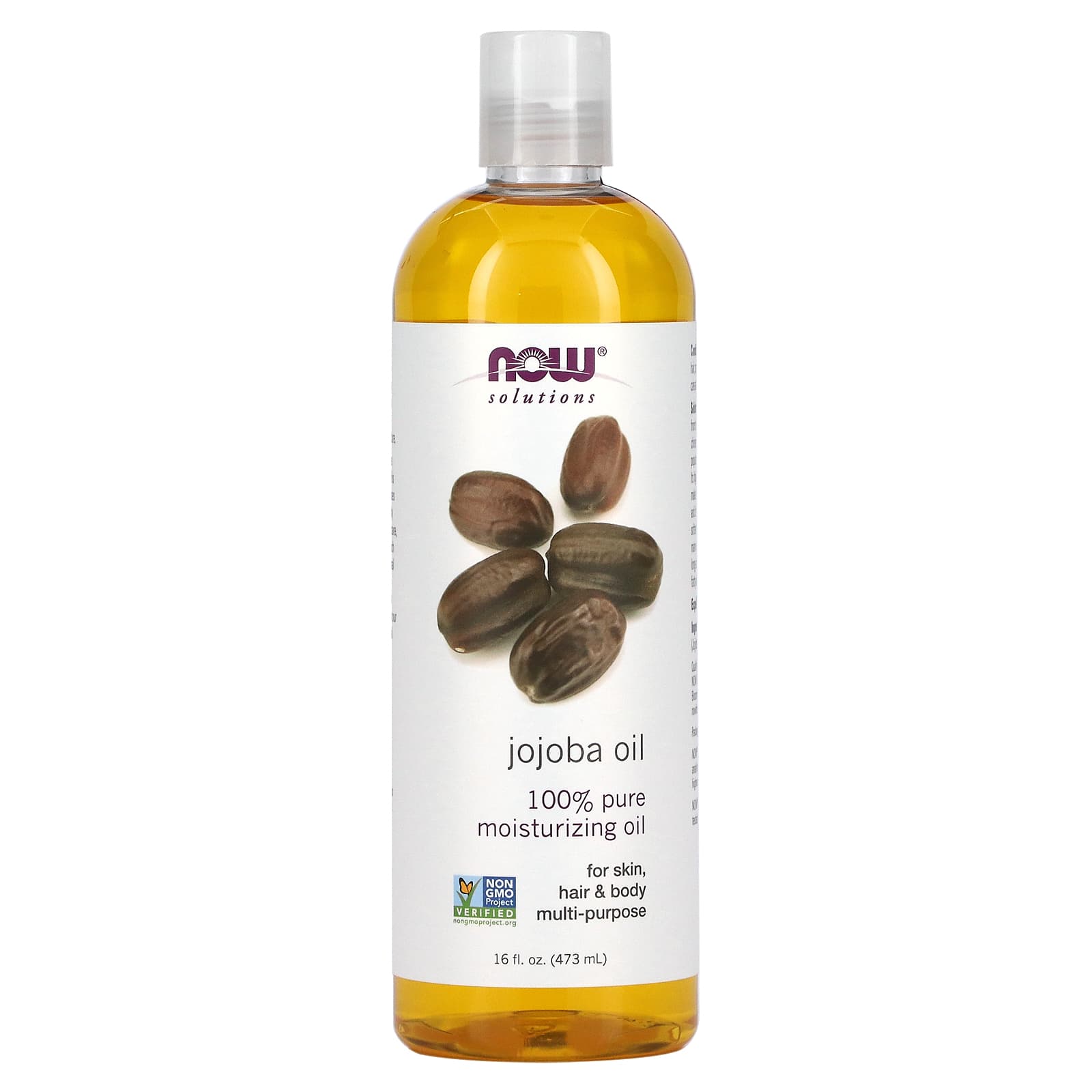 NOW Foods-Solutions-Jojoba Oil-16 fl oz (473 ml)