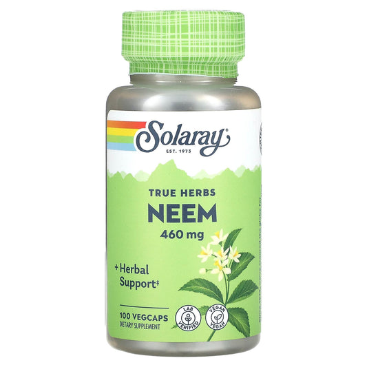 Solaray-True Herbs-Neem-460 mg-100 VegCaps