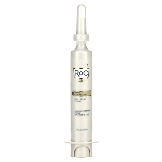 RoC-Derm Correxion-Fill + Treat Serum-Advanced Retinol & Triple Hyaluronic Acid-0.5 fl oz (15 ml)