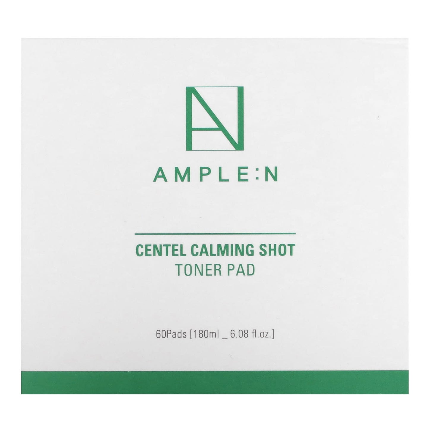 AMPLE:N, Centel Calming Shot, Toner Pad, 60 Pads, 6.08 fl oz (180 ml)