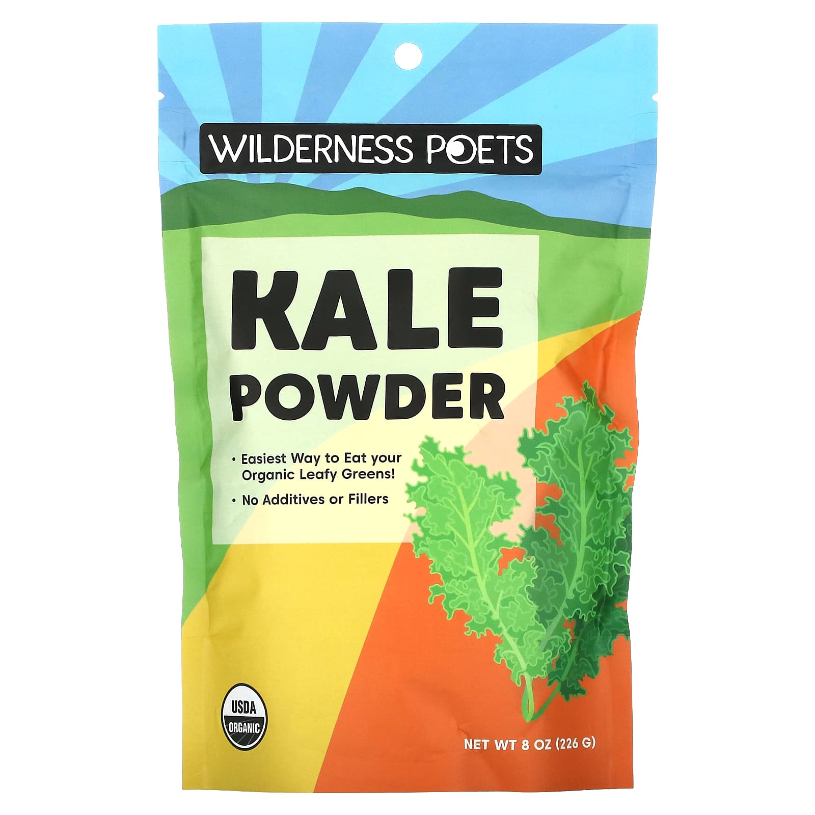 Wilderness Poets-Organic Kale Powder-8 oz (226 g)