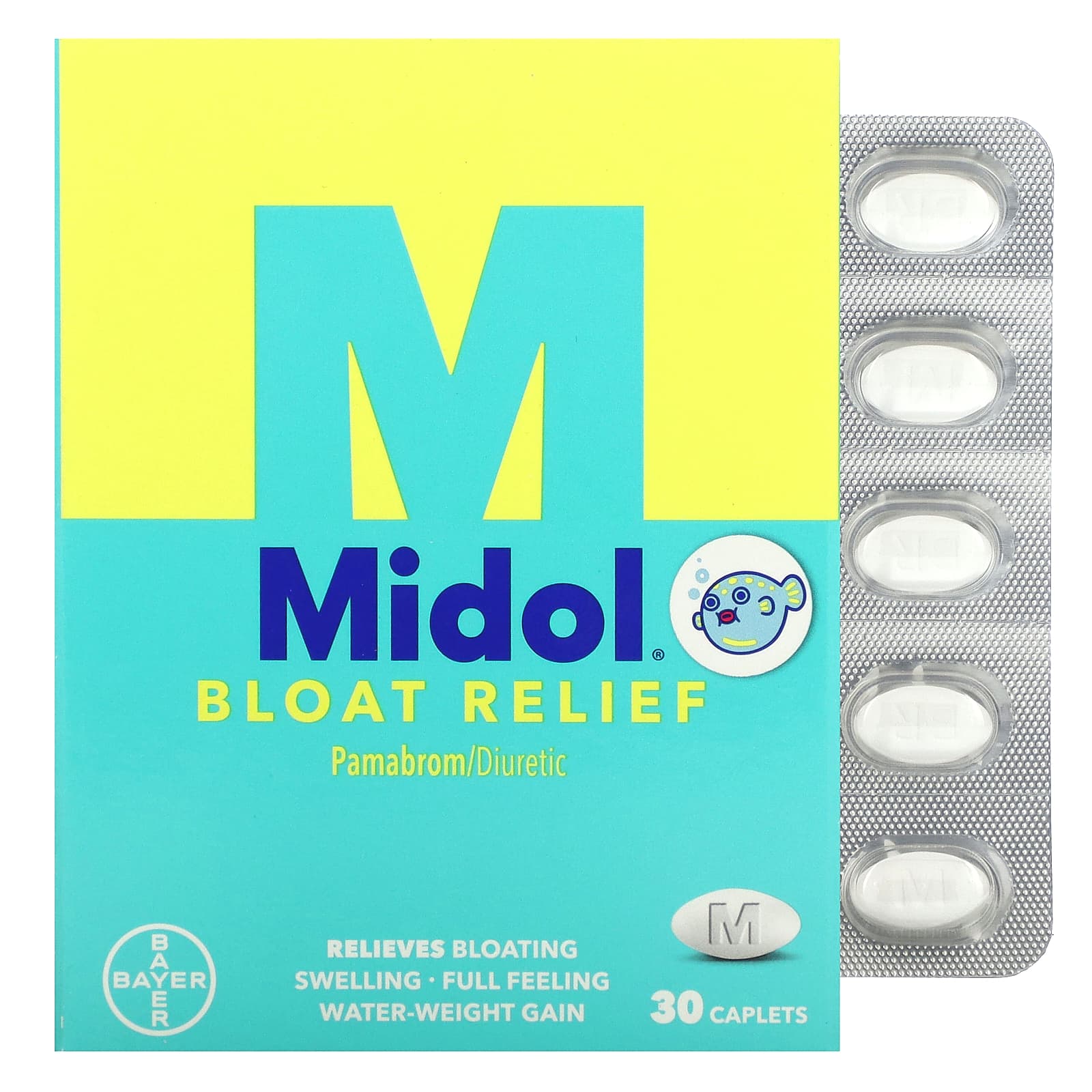 Midol-Bloat Relief-30 Caplets